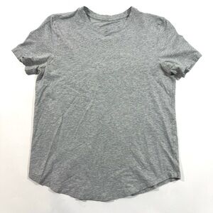 Lululemon Love Crew III Tee Shirt Grey Approx Size 4 6 Short Sleeve